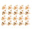200Pcs Gold Plated RCA Terminal Jack Plug Female Socket Chassis Panel Connector for Amplifier Speaker 2