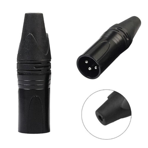 30pcs DIY 3Pin XLR Adapter Socket XLR Aviation Connector Welding  Microphone Cable Connector(Male) 2