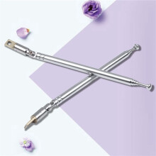 100 Pcs 32cm Length 5 Section Telescopic AM FM Radio Antenna 180 Degree