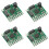 4X RM3100 Module Three-Axis Electronic Magnetic Field Sensor SPI I2C Dual Interface Geometric Magnetic Sensor Module 1