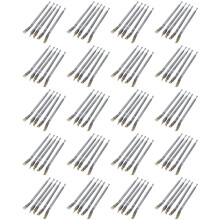 100 Pcs 32cm Longueur 5 Section Antenne Telescopique AM FM Radio 180 Degree