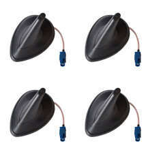 4X 12762120 Antena Samochodowa w Kształcie Płetwy Rekina, Antena Nawigacji Satelitarnej dla  9-3 2003-2012 i 9-5 1998-2009