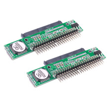 2X 7 + 15 Pin SSD HDD Buchse zu 2,5 Zoll 44 Pin IDE Stecker Adapter fuer Laptop