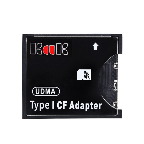 2X  to CF Type I Adapter Support  SDHC SDXC MMC Card to Standard Compact Flash Type I Card Reader Converter 1