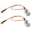 2X Handheld-Antennenkabel SMA-Stecker Zu UHF SO-239-Buchsen 1