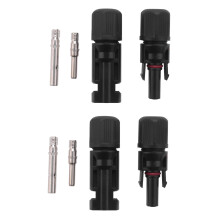 2 Pair Male + Female M/F Connectors Set for PV Solar Panel Cable Accessories