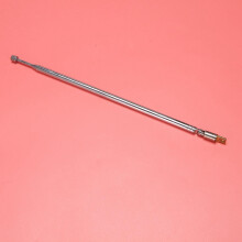 3 Pair 62.5cm 24.6 inch 4 Section Telescopic Stainless Steel AM FM Radio Universal Antenna