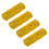 4X Yellow Plastic Shell K Type Thermocouple Plug Socket Connector Set 1