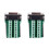 2X DB15 D-SUB VGA 15Pin Female Adapter Jack Terminal Breakout PCB Board 1
