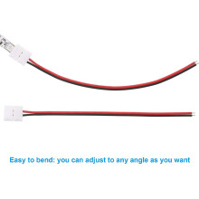 48 Stück 8 mm 2 Pin LED Licht Leisten Anschlüsse für 8 mm Breite, Flexible SMD 3528 2835 Einfarbige Farbe LED Licht Leisten Lötfrei
