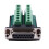 2X DB15 D-SUB VGA 15Pin Female Adapter Jack Terminal Breakout PCB Board 2