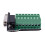 2X DB15 D-SUB VGA 15Pin Female Adapter Jack Terminal Breakout PCB Board 7