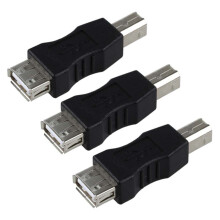 3X USB Typ A Buchse Auf USB Typ B Stecker Adapter
