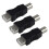 3X USB Typ A Buchse Auf USB Typ B Stecker Adapter 1