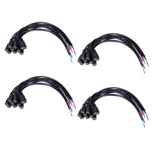 40 Stücke 12 V Power Stecker Buchse Jack Steckverbinder Kabel 5,5X2,1mm mit Kabel 15 CM für CCTV LED Streifen Licht