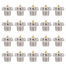 20X UHF SO-239 Female Jack Square Shape Solder Cup Coax Connector for Ham Radio