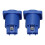 2 Sets PowerCON Connector,NAC3FCA+NAC3MPA-1&NAC3FCB+NAC3MPB-1,Lockable Cable Connector 3