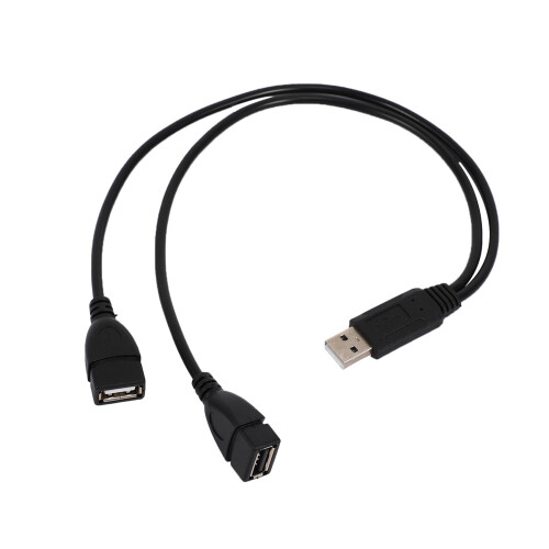 3X USB 2.0A Stecker Auf 2 Dual USB Buchse Y Splitter Verteiler Adapter Kabel 2