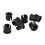 200 Pieces Black Plastic 5mm LED Clip Holder Display Panel Mount Cases 2