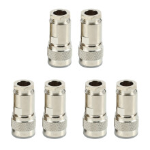 6 Pcs N Type Male Clamp RG8 LMR400 RG165 RG213 7D-FB RF Coaxial Connector