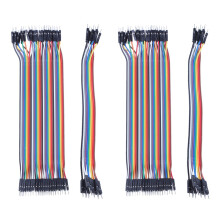 80Pcs 20cm 2.54mm Male to Male Breadboard Jumper Wire Cable for