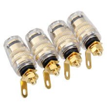 24 StÜCke 4mm Verstärker Lautsprecher Terminal Bindung Post Bananen Stecker Jack