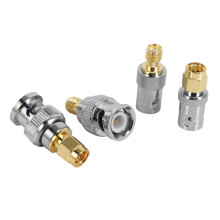 8Pcs BNC to SMA Type Male Female RF Connector Adapter Test Converter Kit Set