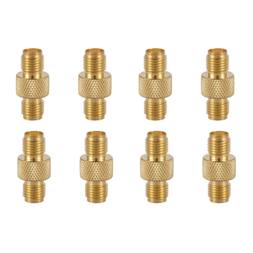 4X SMA Buchse Zu Buchse Adapter RF Koax Stecker Gerade, Gold
