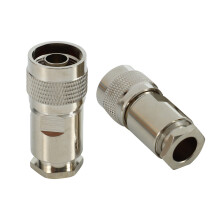 8 Pcs N Type Male Clamp RG8 LMR400 RG165 RG213 7D-FB RF Coaxial Connector