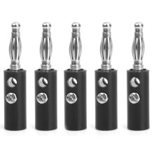 4mm Isolierte Bananenstecker Steckverbinder Jack New 40Er Rot Schwarz
