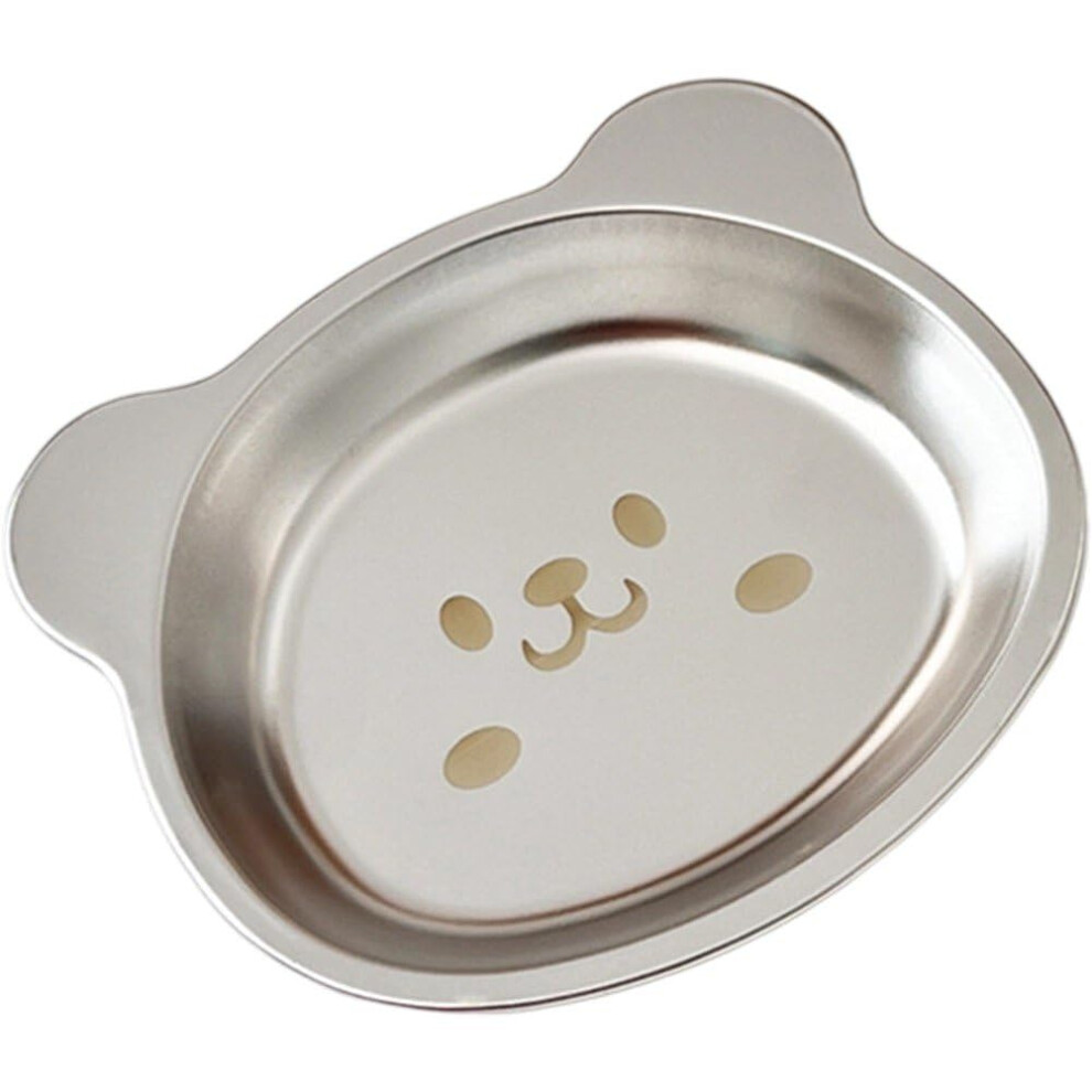 Stainless Steel Kids Bowl with Bear Design, Unbreakable Toddler Snack and Soup Bowl Dishwasher Safe