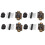 4X VL53L1X Ranging Flight  Sensor Module 3V-5V Distance 400cm Measurement Extension Board Module for 1
