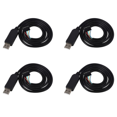 4X 6Pin Ftdi Ft232Rl Ft232 Module for  Usb to Ttl Uart Serial Wire Adapter Rs232 Download Cable Module