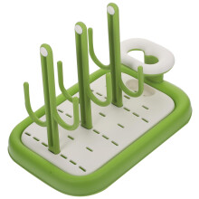 Large Capacity Portable Bottle Drying Rack with Detachable Scratch Holders for Home or Travel
