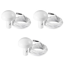 3X Connettore di Presa Maschio 10NC BNC per Antenna di Navigazione Marina Attiva GPS per Nave