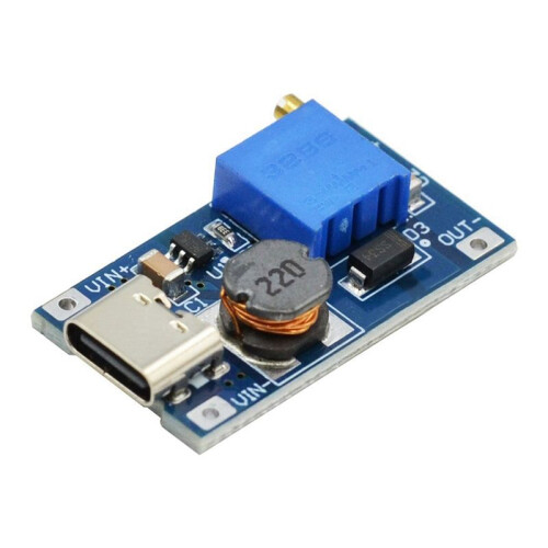 5 PièCes 2A - MT3608 Module éLéVateur éLéVateur avec TYPE-C-USB, Convertisseur éLéVateur éLéVateur RéGulateur de Tension D'Alimentation 2