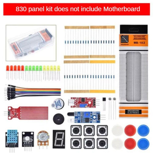 For  R3 Development Board Getting Started Easy Learning Kit 830 Hole Breadboard Parts Kit  Kit,A 2