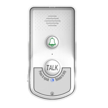 2.4G Sans Fil Longue Distance Interphone Sonnette 2 Voies Audio éMetteur et RéCepteur Vocal pour Appel D'HôTel D'HôPital (A)