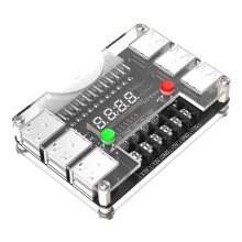 ATX-Netzteil-Breakout-Board mit AcrylgehäUse, 3,3 V, 5 V, 12 V, -12 V Ausgangsspannung und 12 USB-AnschlüSsen, 3 ein Maximaler Ausgang