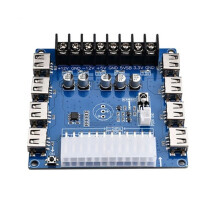 20 Pin/24 Pin ATX Netzteil Breakout Board 5V/2A USB Lade Desktop Chassis Netzteil Adapter Board,A