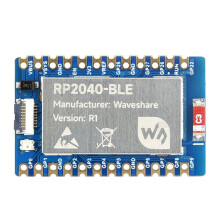Waveshare RP2040-BLE Microcontrolador Placa de Desarrollo  Modo Dual  5.1 FPC Puerto de 8 Pines Pin GPIO MultifuncióN