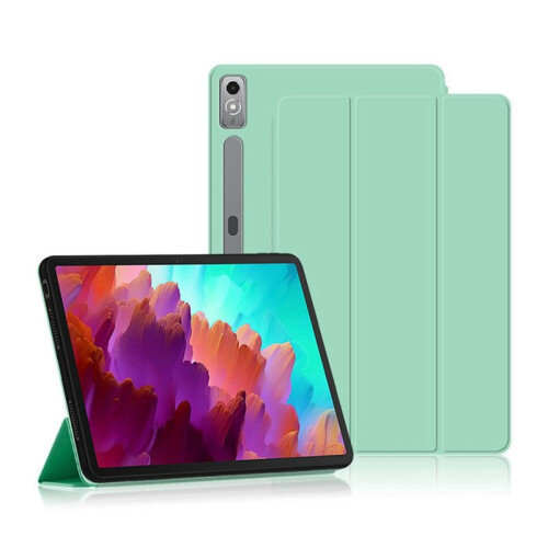 For  Xiaoxin Pad Pro 12.7Inch Case 12.7 Tablet Case Tri-Folded Stand Case Cover Grey 1