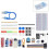 For  R3 Development Board 400 Hole Kit  Breadboard Sensor Obstacle Avoidance Module LED Lights Loose Parts,A 4