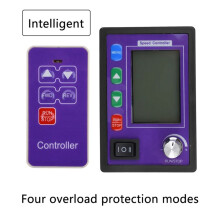 Contrôleur de Vitesse de Moteur à Écran LCD, Télécommande Sans Fil, Contrôleur de Moteur à Brosse PWM DC10-55V 30A, Testeur de Voltmètre
