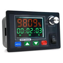 Contrôleur de Vitesse de Moteur DC10-55V 40A PWM, Télécommande Sans Fil, Régulateur de Moteur à Balais CC, Régulateur de Tension Inverse Positif