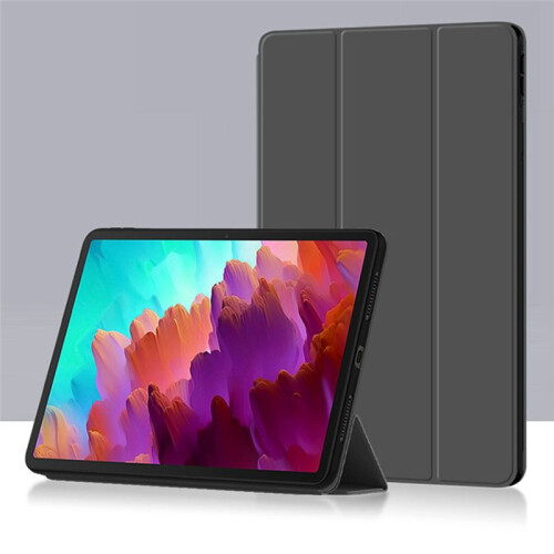 Para  Xiaoxin Pad Pro 12.7 Polegadas Case 12.7 Tablet Case Tri-Folded Stand Case Capa Cinza 2
