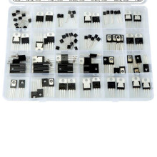 SOT-23 Electronic Components, Transistors, BJTs, MOSFETs, Diodes, Schottky, Switches, 24 Types