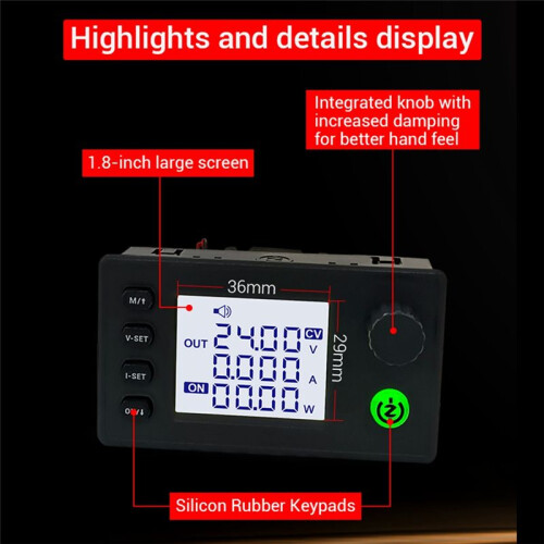 ZK-SK90 Adjustable CNC  Regulated Power Supply Constant Voltage and Constant Current Step- and Step-Down Module 1