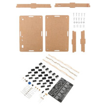 4.5V-5.5V 6-Bit Digital Circuit Clock Kit, Electronic Clock Teaching and Practical Training, Welding and DIY Parts