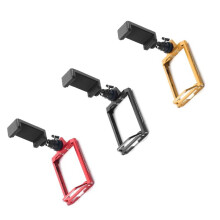 Metallsender-Schutzrahmen und Telefonhalter für Flysky Noble NB4 NB4Pro NB4+ Ferngesteuertes RC-Flugzeug, Rot